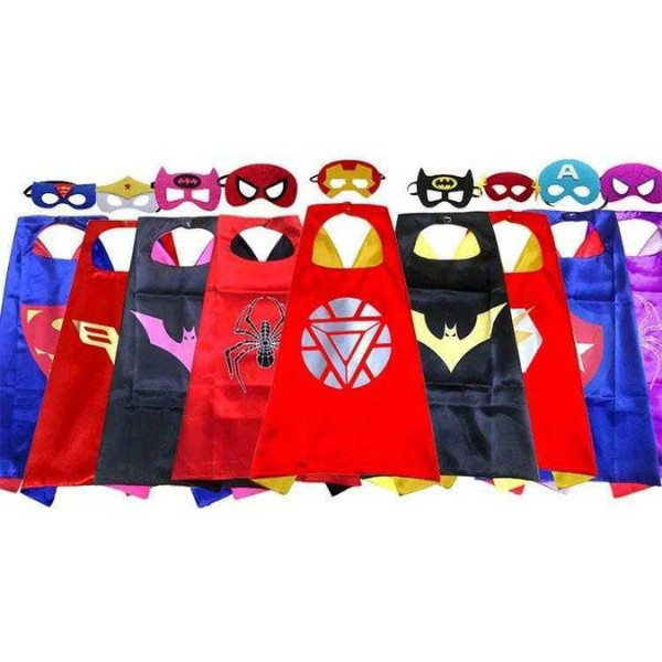 Halloween Costume Kids Superhero Capes, Fancy Dress